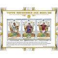 2024-25 Topps UEFA Club Competitions Reverence Soccer Hobby 4 Box Case