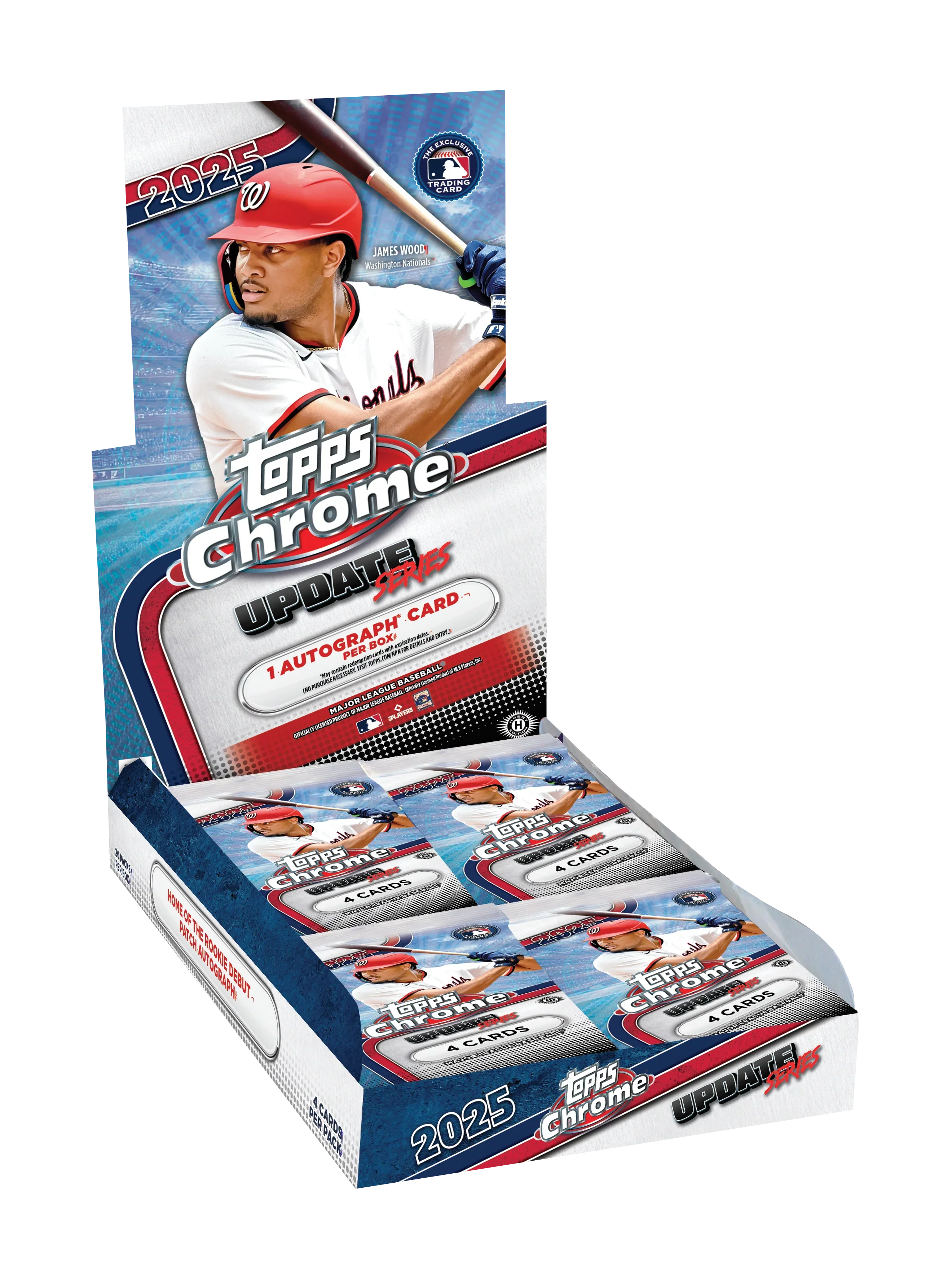 2025 Topps Chrome Update Series Baseball Hobby Box
