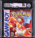 1998 POKEMON RED VERSION BLACK ESRB RATTATA NINTENDO GAME BOY GB VGA 75 SEALED