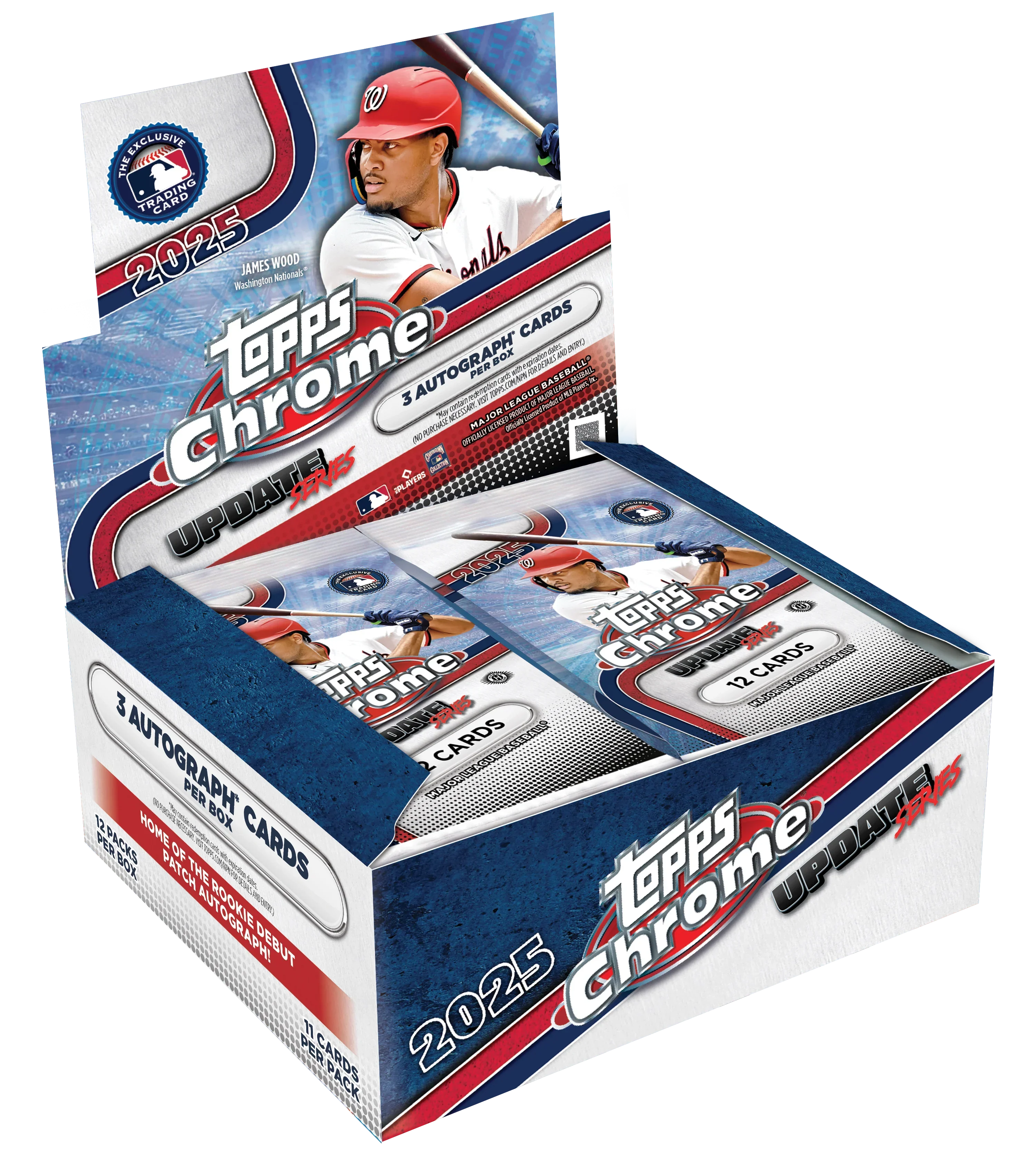 2025 Topps Chrome Update Series Baseball Jumbo Box