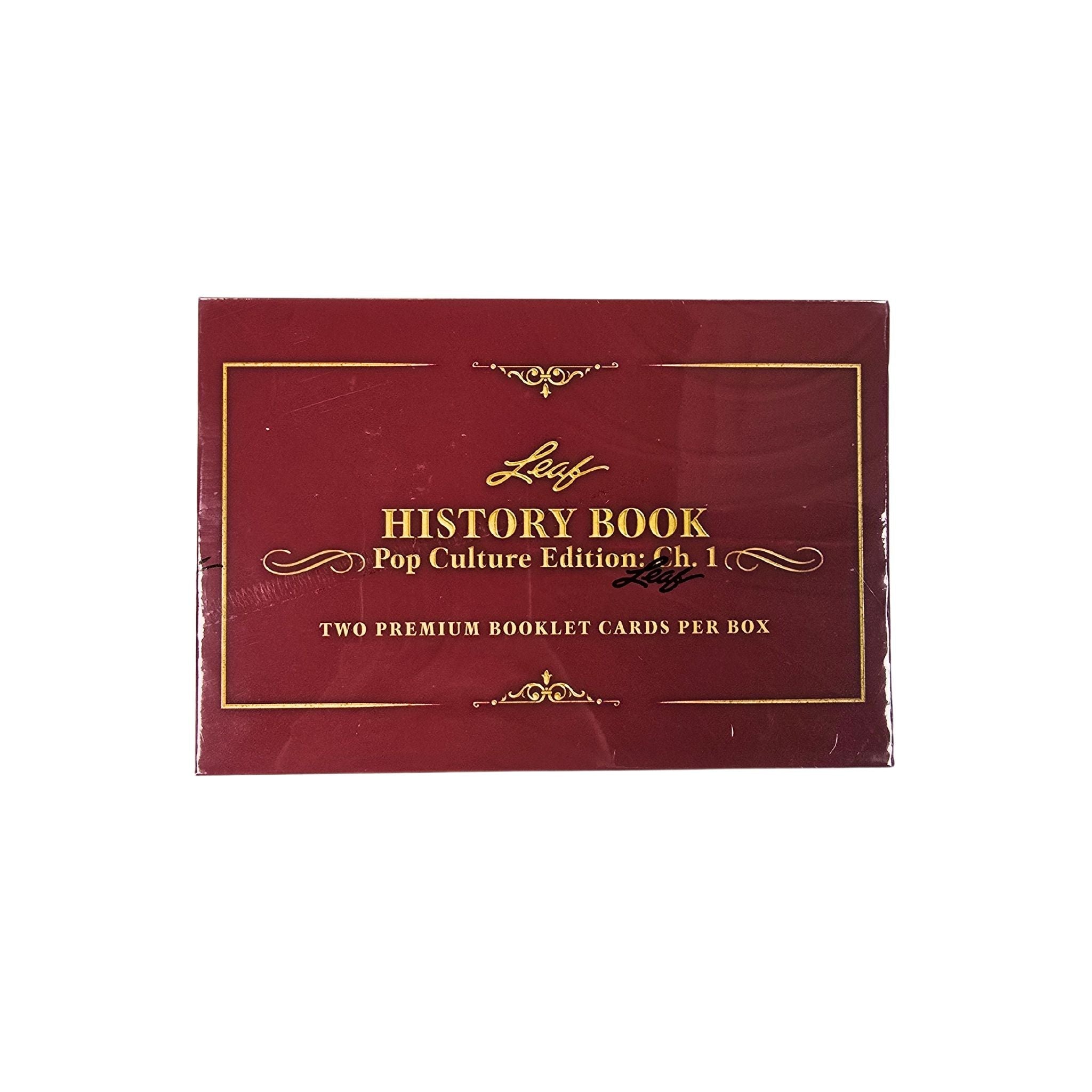 2024 Leaf History Book Pop Culture Chapter 1 Hobby Box